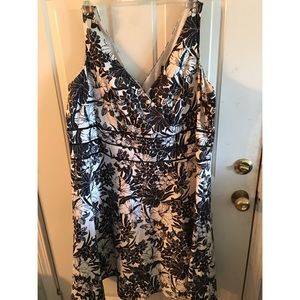 Sleeveless Floral Dress