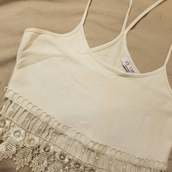 Lacy crop top