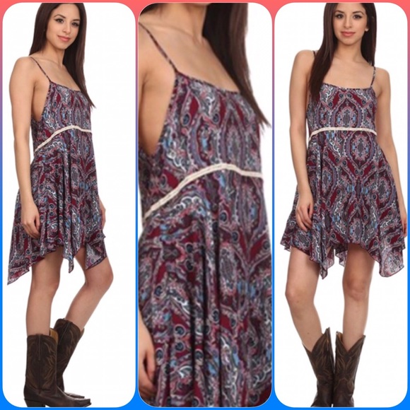 CUTE ASYMMETRICAL HEM SUNDRESS! - Picture 2 of 2