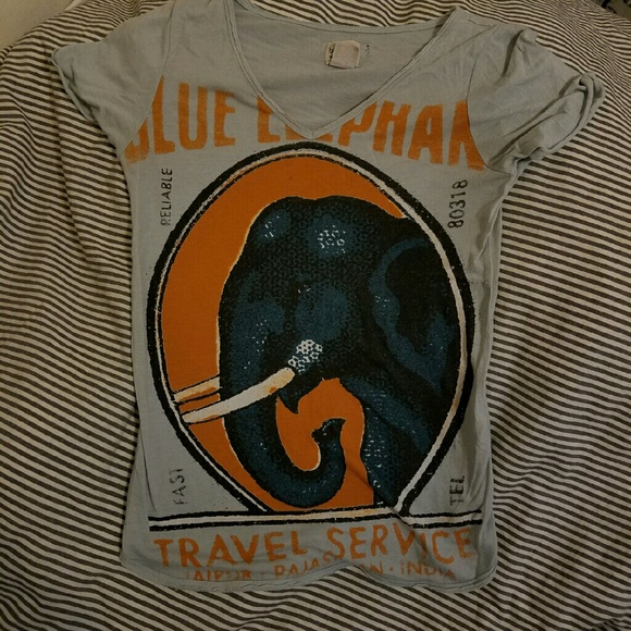Light Blue Lucky brand t-shirt!
