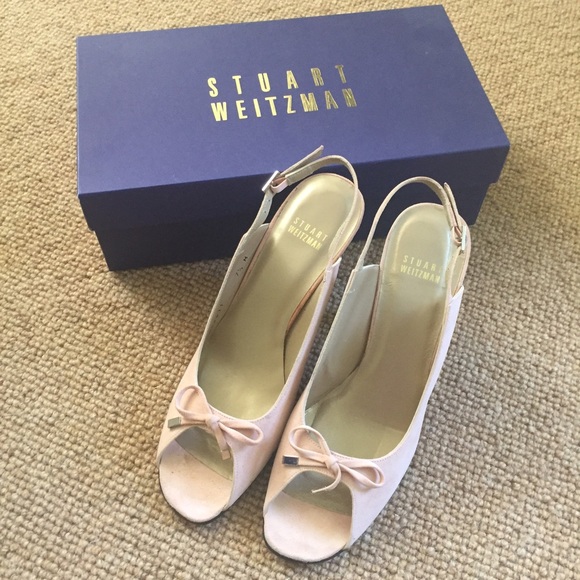 7.5 pink Stuart Weizman heels