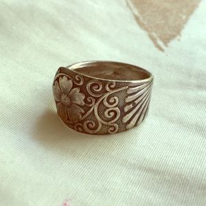 Floral Spoon Ring