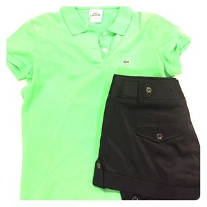 Classic Green Lacoste Polo
