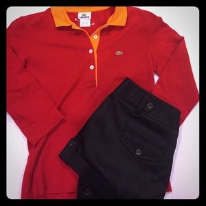 Lacoste long sleeve polo