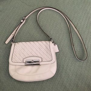 White Coach crossbody bag