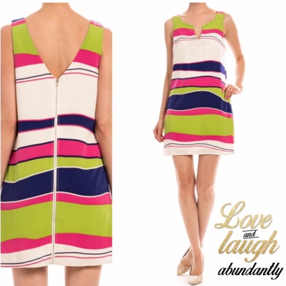 T.La Dresses & Skirts - 🌺HOST PICK 6/24🌺DARLING ABSTRACT STRIPE DRESS