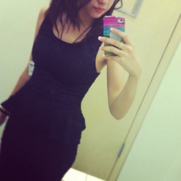 Charlotte Russe Black Lace Dress💋