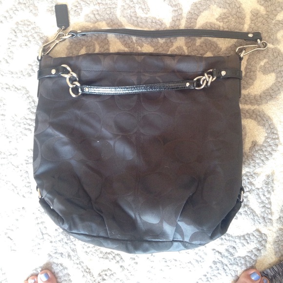 Black Coach shoulder bag