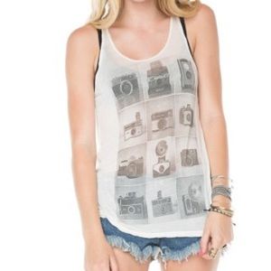 Brandy Melville Kay Vintage Camera Tank
