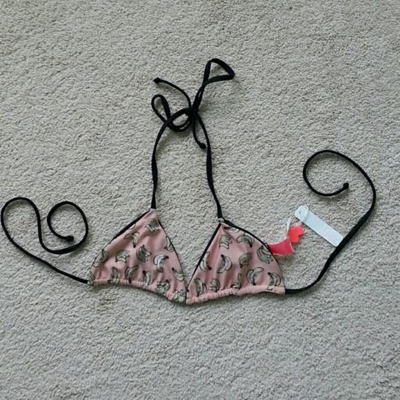 Reversible Banana Bathing Suit Top