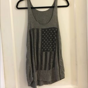 American flag tank top
