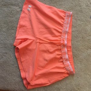 Under Armour Play Up Shorts, Peach Color