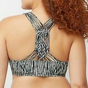 Lane Bryant cacique macrame bikini top 42DD