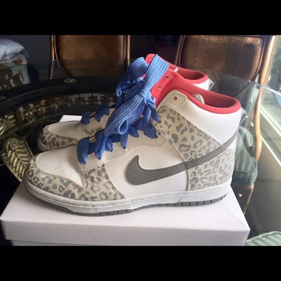 🐾NIKE  Women's Dunk High Skinny-Leopard Print 🐾