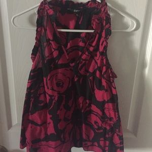 Black and red blouse