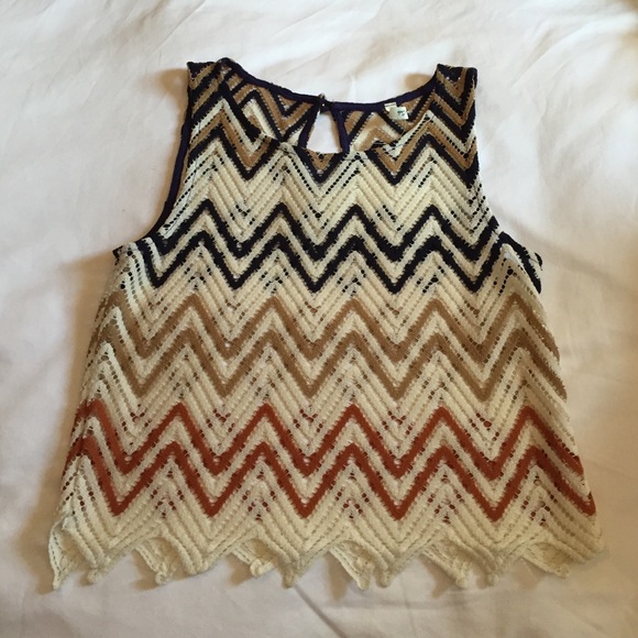 Multi color lace tank