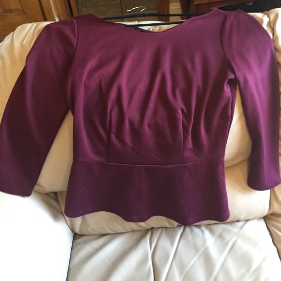 Limited Tops - Burgundy blouse