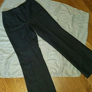 Dark Gray Brooks Brothers Wool Pants