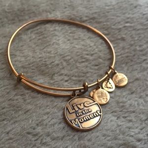 Alex and Ani Bracelet. "Live in the moment"