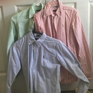 Womens Polo Ralph Lauren button down shirts