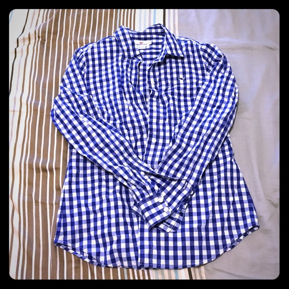 Vineyard vines gingham dress shirt