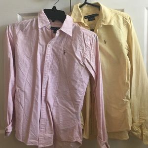Womens Polo Ralph Lauren button down shirts