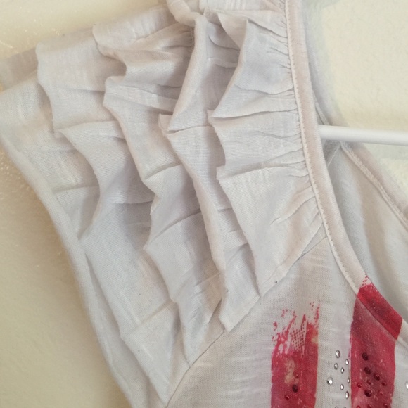 Ruffle Flag Tank Style & Co. XL - Picture 3 of 4