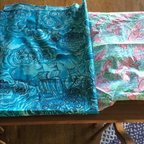Lilly Pulitzer 9x2 feet lobstah roll fabric