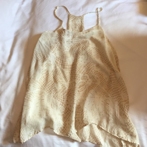 Cream Loose Blouse