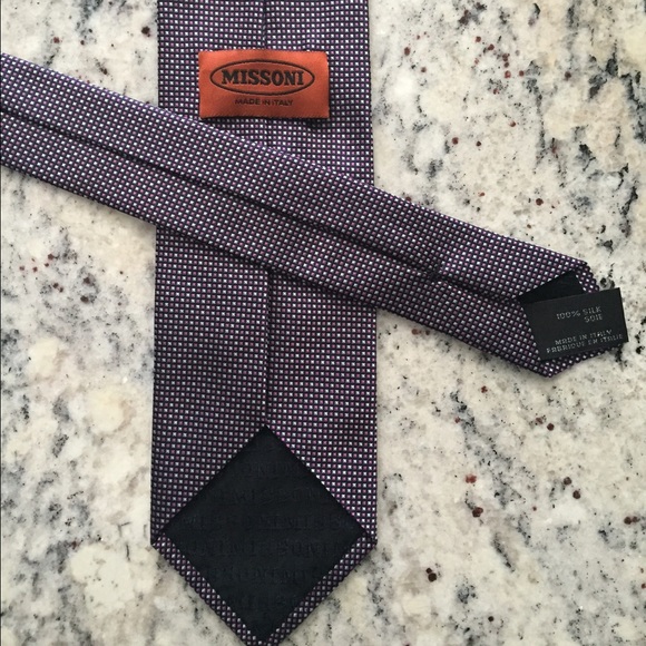 Missoni 100% Silk Tie