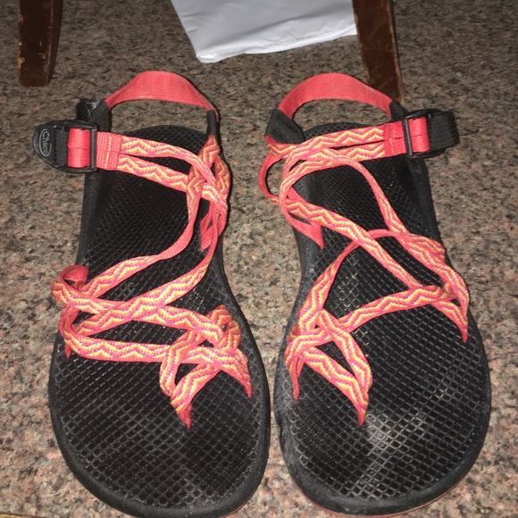 Women's Orange Chacos size 9.