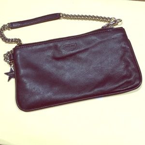 Coach black leather (vintage style)