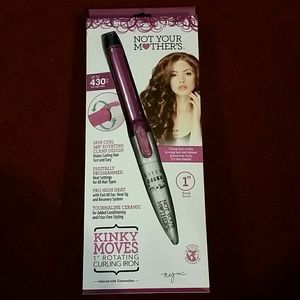 Rotating curling iron