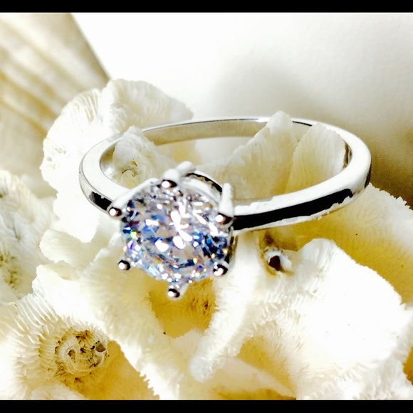 Jewelry - Nikia_89White Gold White Sapphire RESERVED.