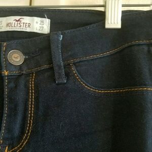 Hollister navy blue jeans