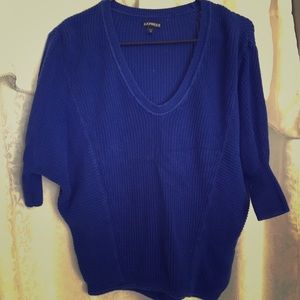 Blue Oversize Sweater from Express