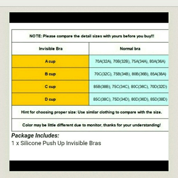 Silicone Bra Invisible Push Up Sexy Stealt - Picture 4 of 4