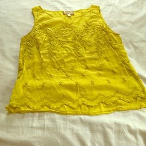 Yellow tank