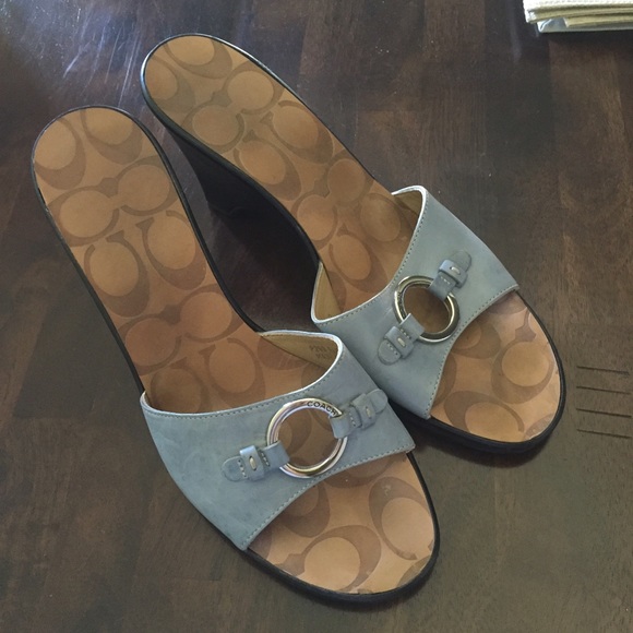 COACH Slip on Heels in size 7.5
