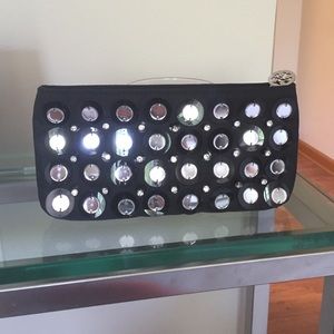 Tory Burch mirrored clutch