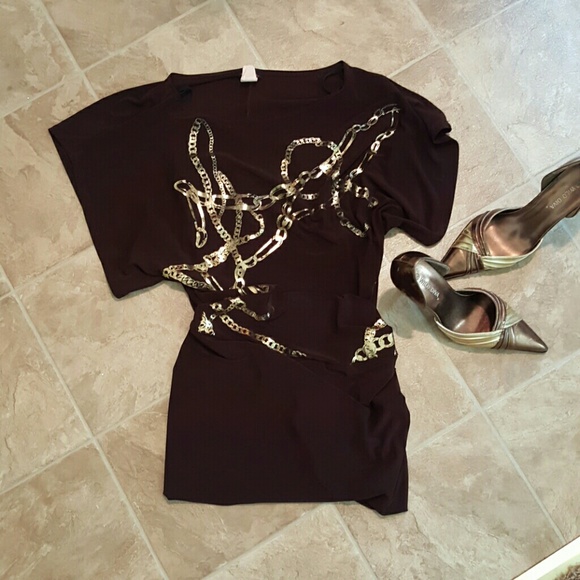 Chocolate. ...mini dress