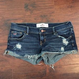 Hollister jean shorts