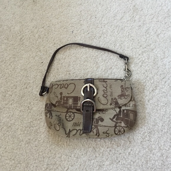 Coach clutch purse