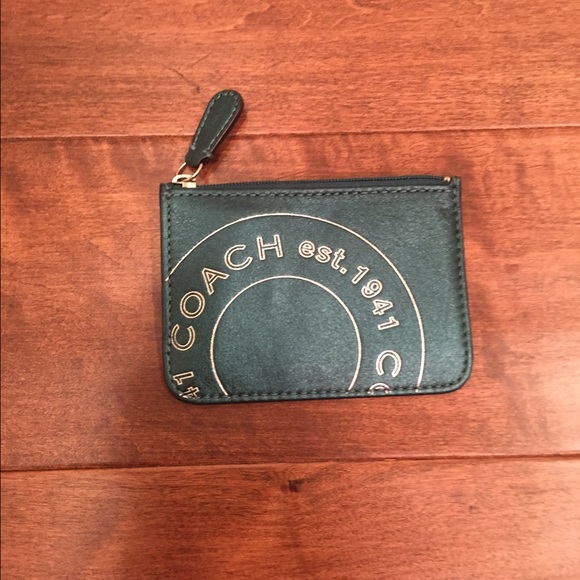 Coach mini change/card wallet