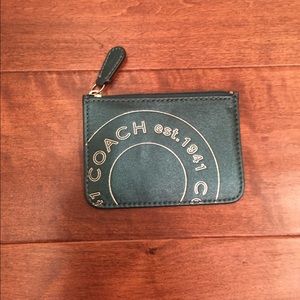 Coach mini change/card wallet