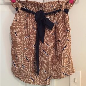 Francesca's wrap around patterned skirt