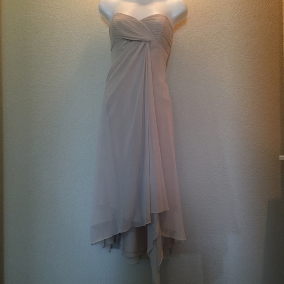 NWT David's Bridal Taupe Dress size 8