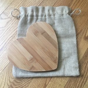 Heart shaped cutting board