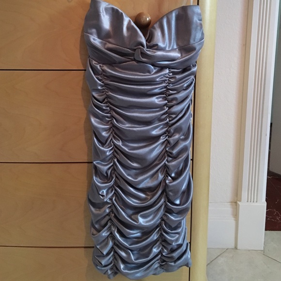 SPEECHLESS grey bodycon dress S-M