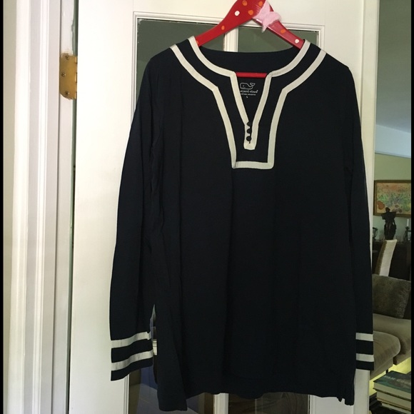 Navy Vineyard Vines Tunic Size Large